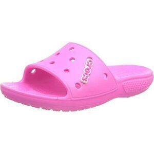 CROCS Unisex Classic Slide Sandals Womens 14  Mens 12 Pink Open Toe 206121-6SW